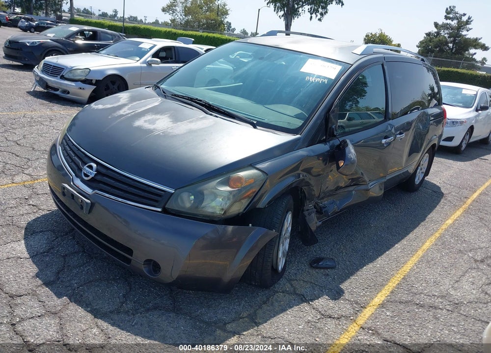 2007 NISSAN QUEST 3.5 SL VIN: 5N1BV28UX7N117008