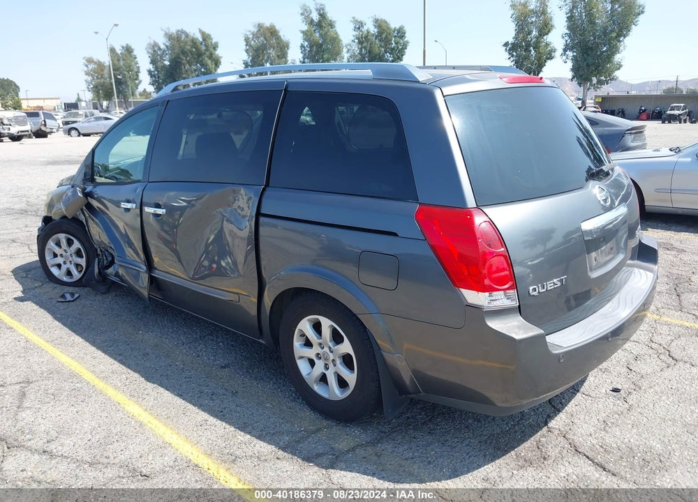 2007 NISSAN QUEST 3.5 SL VIN: 5N1BV28UX7N117008