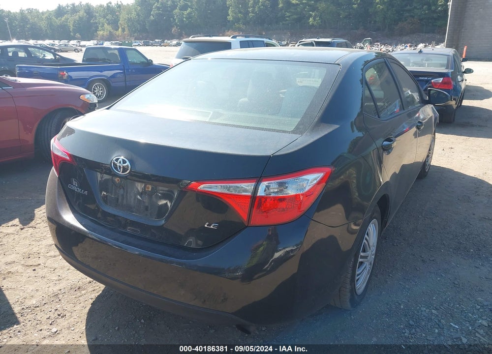 2015 TOYOTA COROLLA LE VIN: 2T1BURHE9FC376857