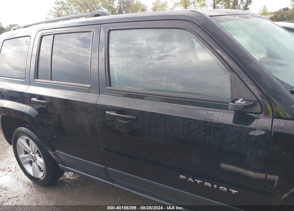 2014 JEEP PATRIOT LATITUDE VIN: 1C4NJRFB0ED734590