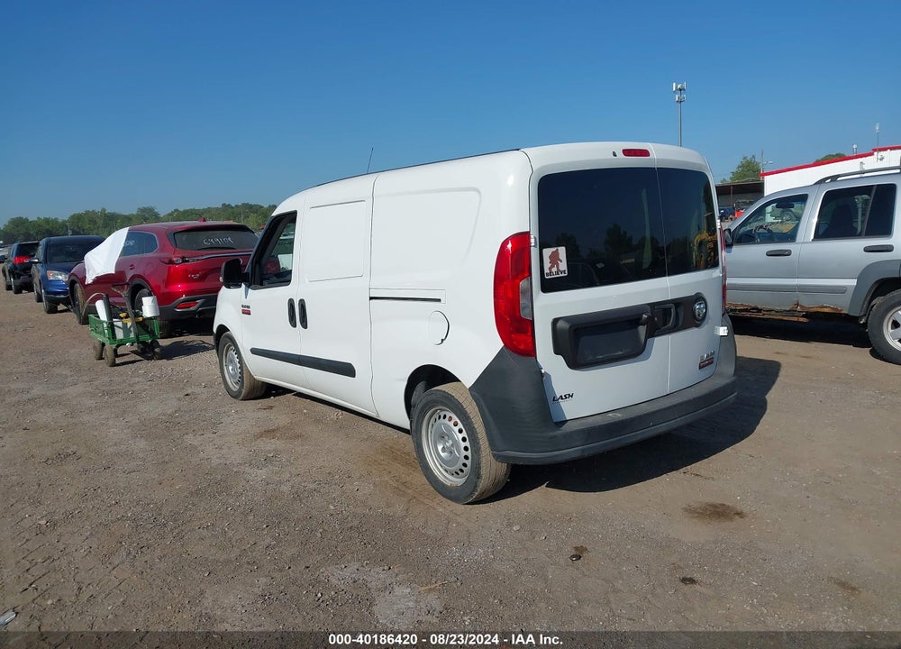 2016 RAM PROMASTER CITY TRADESMAN VIN: ZFBERFAT6G6B33592