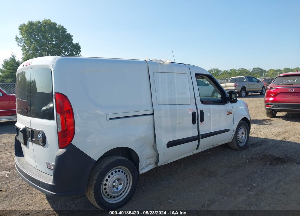 2016 RAM PROMASTER CITY TRADESMAN VIN: ZFBERFAT6G6B33592
