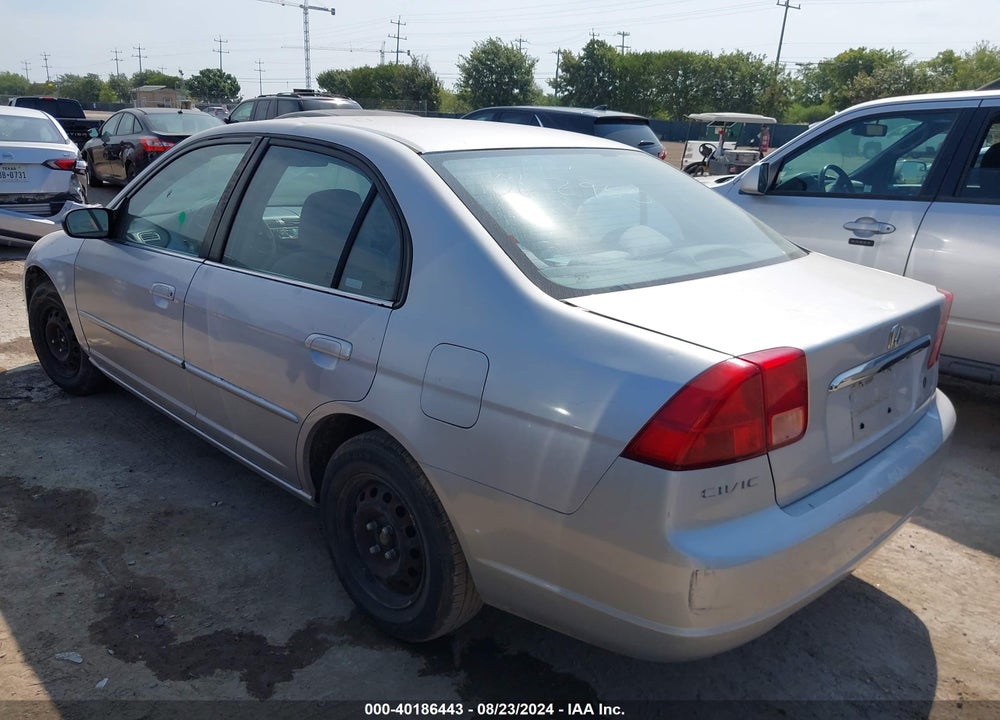 2002 HONDA CIVIC LX VIN: 1HGES16512L062955