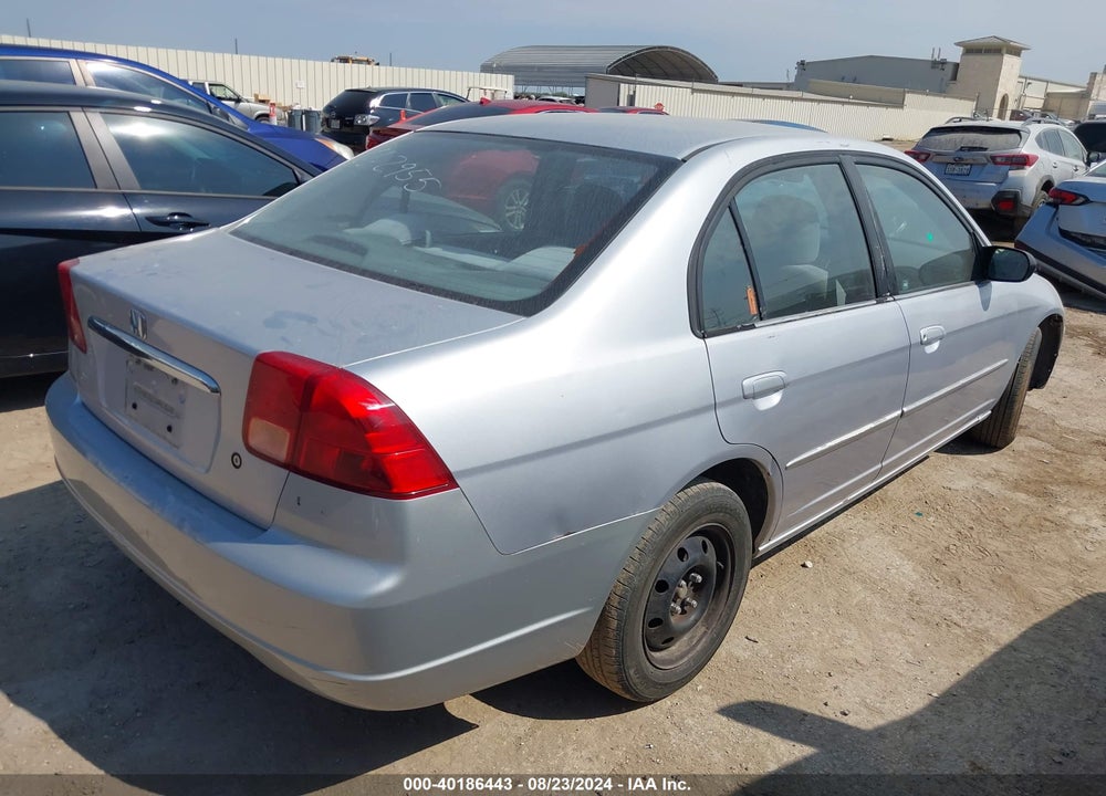 2002 HONDA CIVIC LX VIN: 1HGES16512L062955
