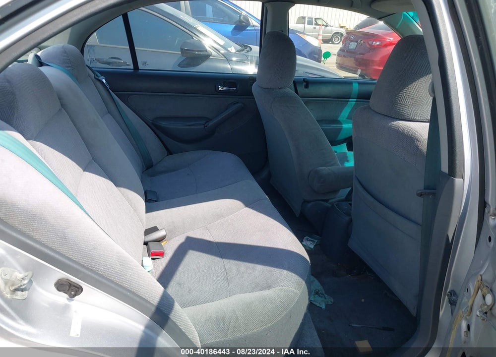 2002 HONDA CIVIC LX VIN: 1HGES16512L062955