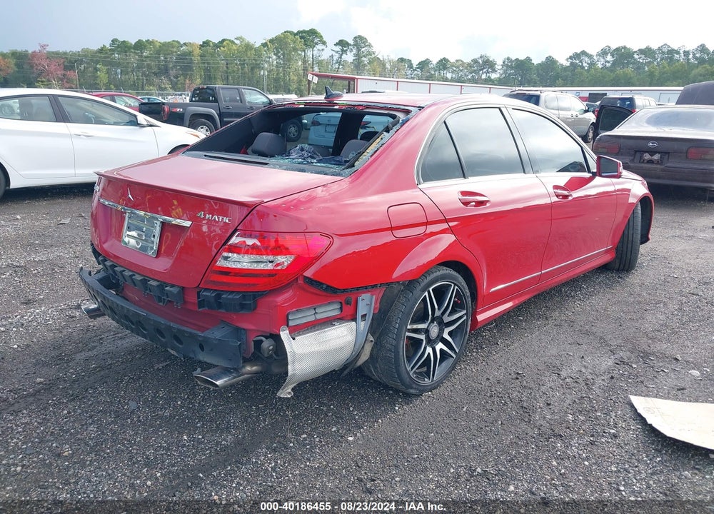 2014 MERCEDES-BENZ C 300 LUXURY 4MATIC/SPORT 4MATIC VIN: WDDGF8AB5EA898212