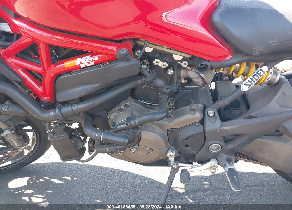 2015 DUCATI MONSTER 821 VIN: ZDM1RBTS2FB015832