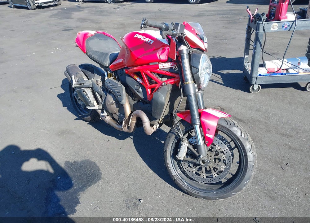 2015 DUCATI MONSTER 821 VIN: ZDM1RBTS2FB015832