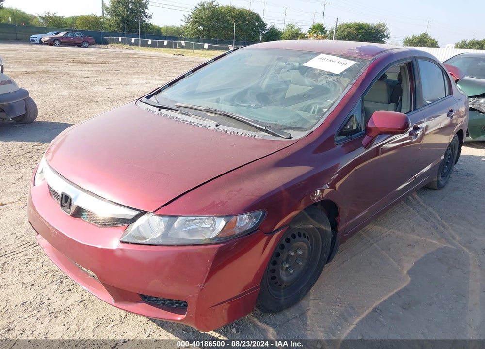 2010 HONDA CIVIC LX VIN: 19XFA1F55AE067878