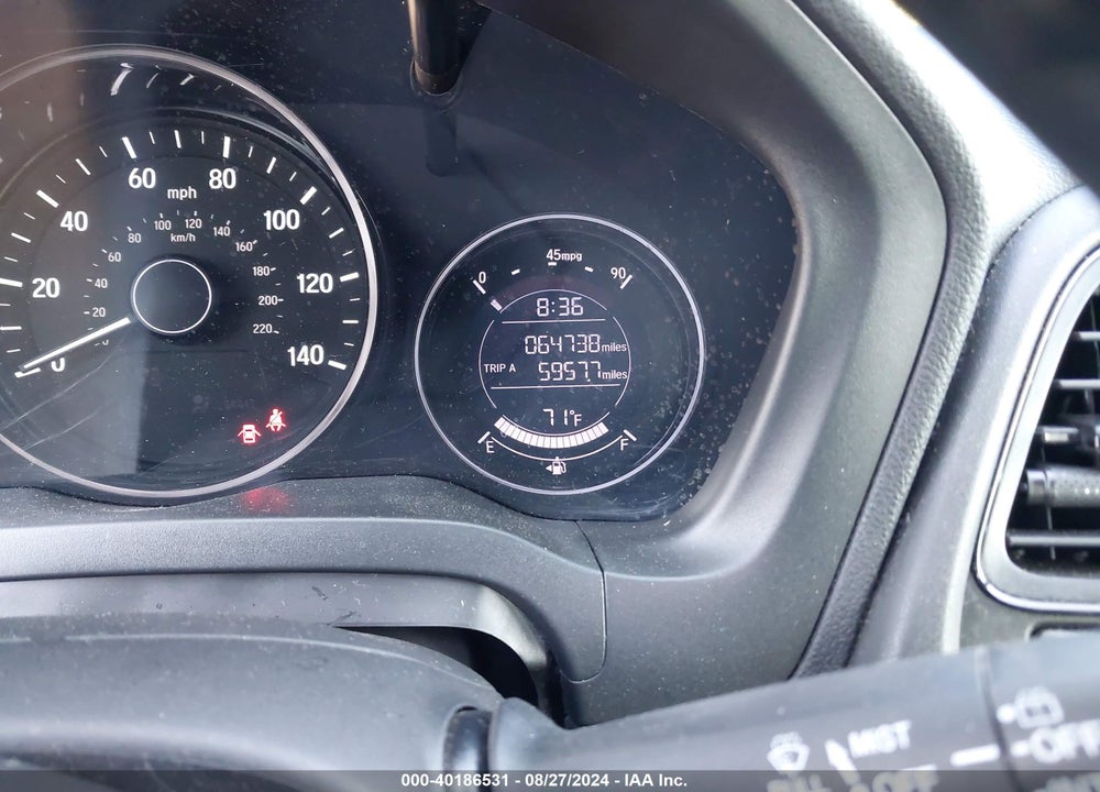 2019 HONDA HR-V SPORT VIN: 3CZRU6H19KG705271