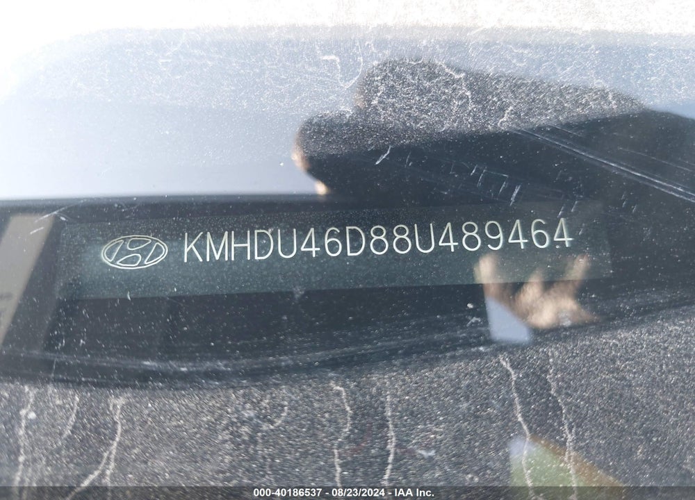 2008 HYUNDAI ELANTRA GLS/SE VIN: KMHDU46D88U489464