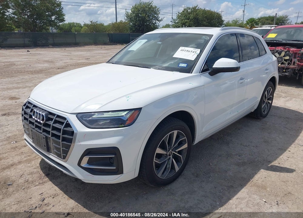 2021 AUDI Q5 PREMIUM 45 TFSI QUATTRO S TRONIC VIN: WA1AAAFY8M2042215
