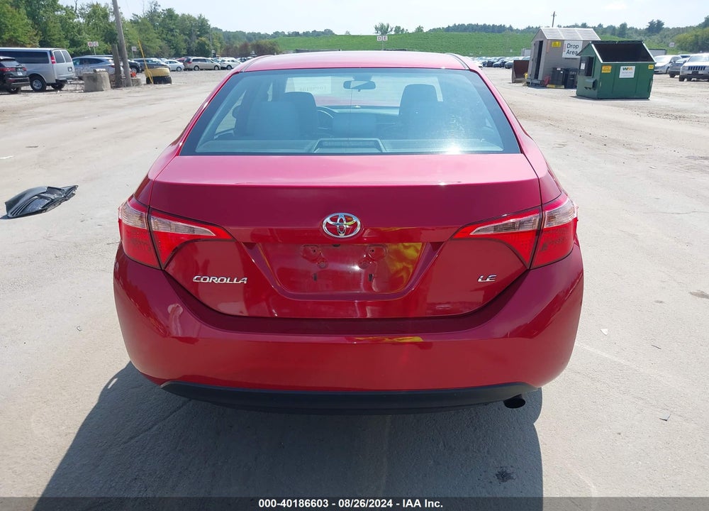 2019 TOYOTA COROLLA LE VIN: 2T1BURHE9KC130403