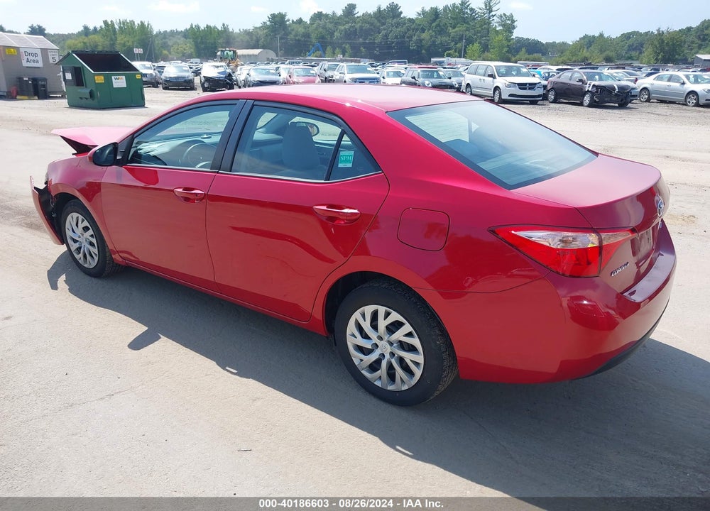 2019 TOYOTA COROLLA LE VIN: 2T1BURHE9KC130403