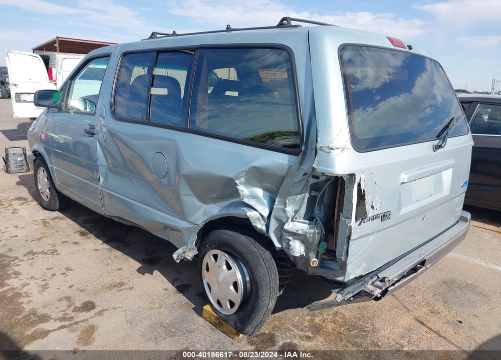1996 FORD AEROSTAR VIN: 1FMDA11U0TZB99472