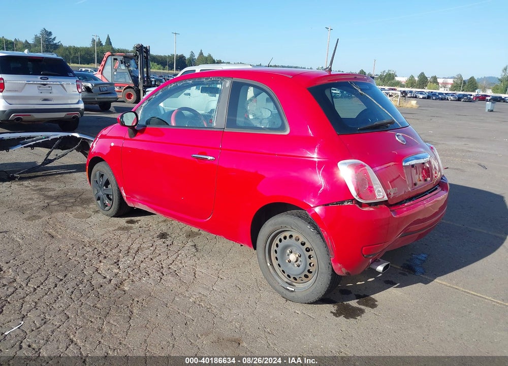 2013 FIAT 500 POP VIN: 3C3CFFAR6DT623373