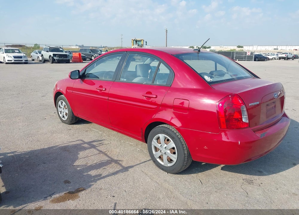 2011 HYUNDAI ACCENT GLS VIN: KMHCN4AC3BU616880