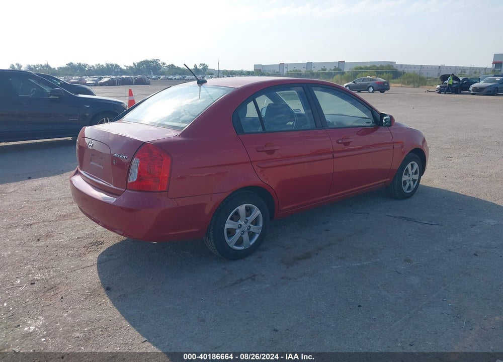 2011 HYUNDAI ACCENT GLS VIN: KMHCN4AC3BU616880