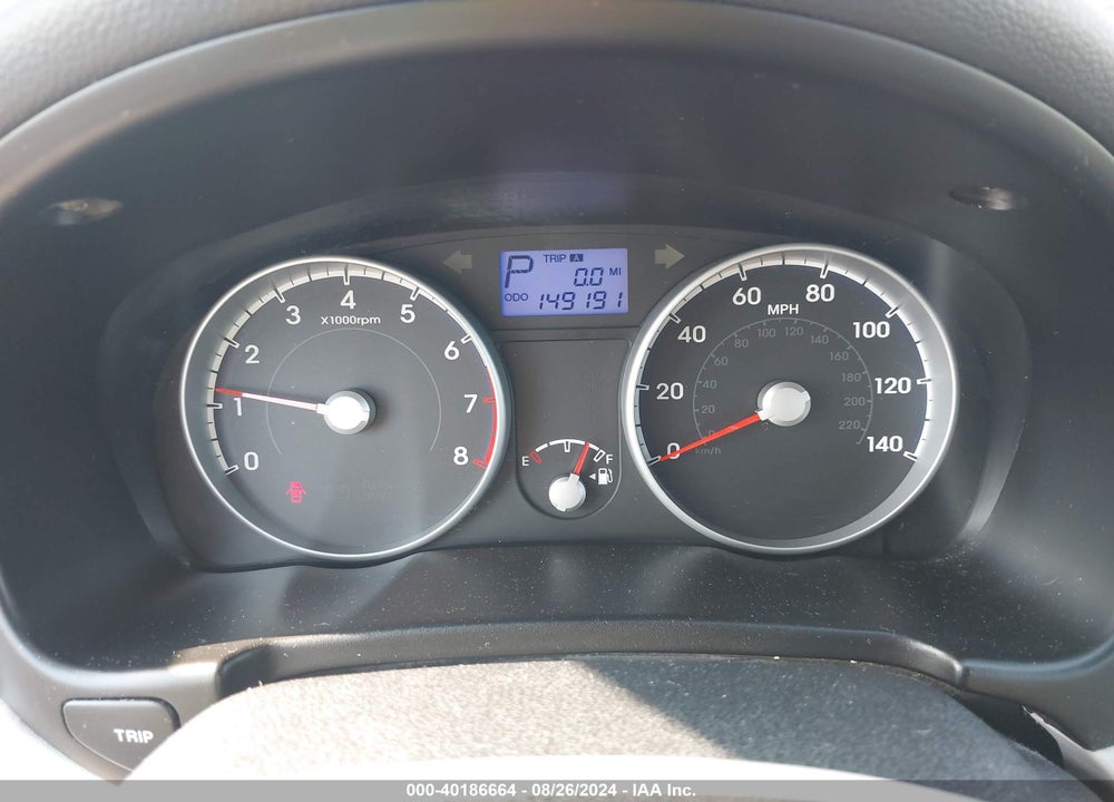 2011 HYUNDAI ACCENT GLS VIN: KMHCN4AC3BU616880