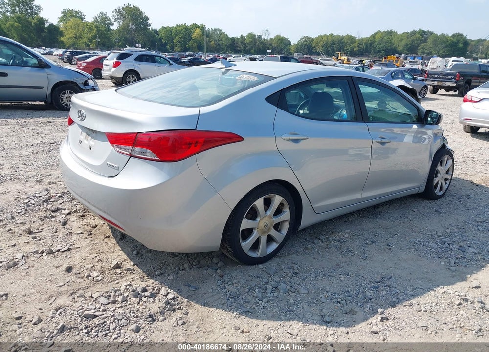 2013 HYUNDAI ELANTRA LIMITED VIN: 5NPDH4AE1DH430124