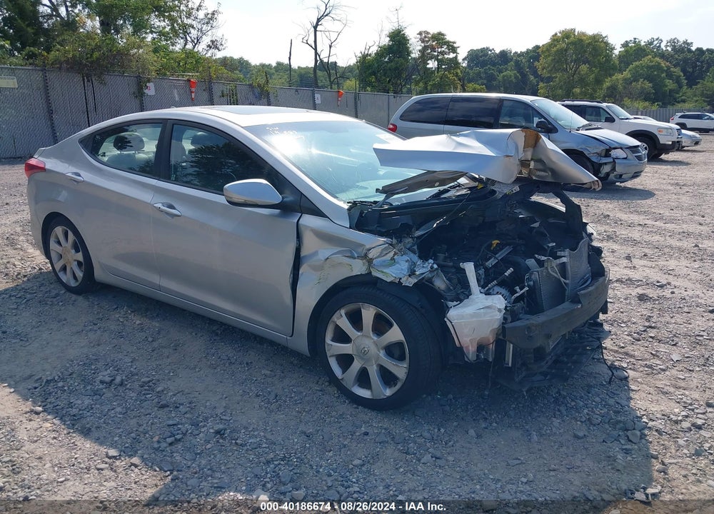 2013 HYUNDAI ELANTRA LIMITED VIN: 5NPDH4AE1DH430124
