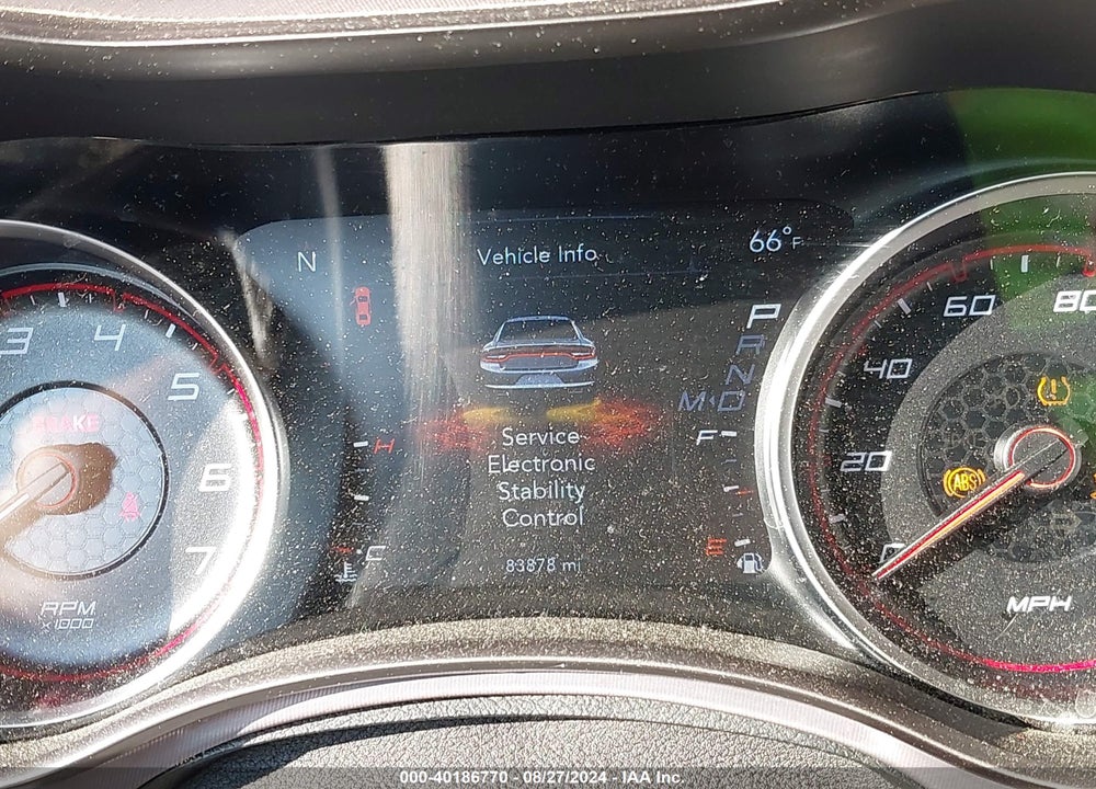 2019 DODGE CHARGER SXT RWD VIN: 2C3CDXBG5KH657111