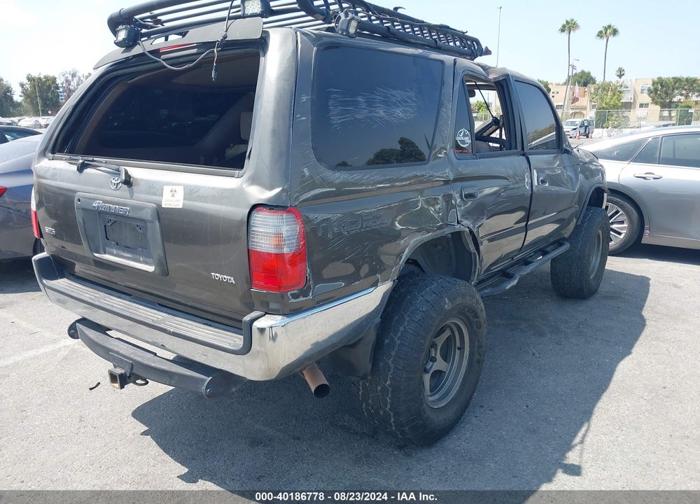 1998 TOYOTA 4RUNNER SR5 V6 VIN: JT3HN86R8W0145485