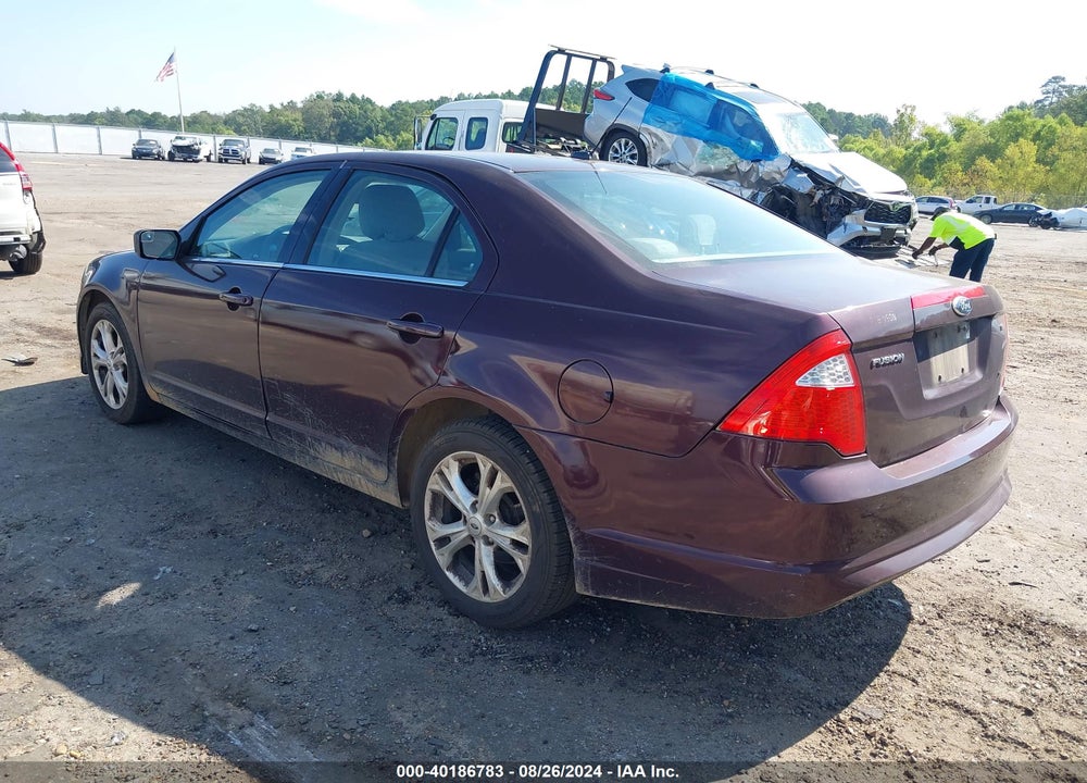 2012 FORD FUSION SE VIN: 3FAHP0HA5CR353288