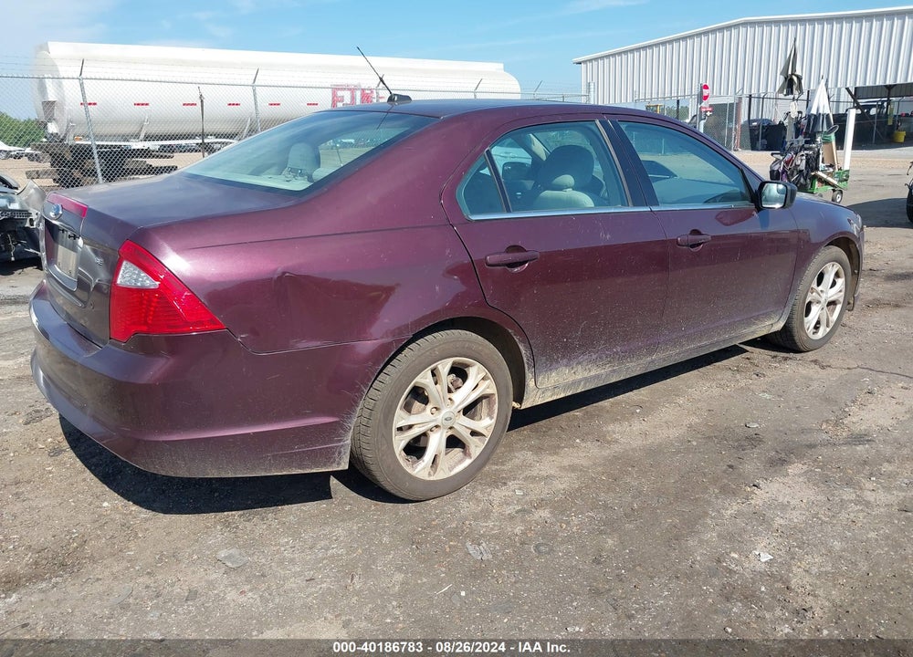 2012 FORD FUSION SE VIN: 3FAHP0HA5CR353288
