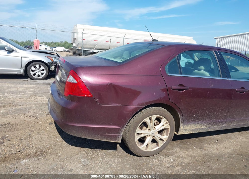 2012 FORD FUSION SE VIN: 3FAHP0HA5CR353288