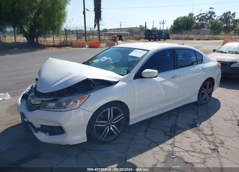 2016 HONDA ACCORD SPORT VIN: 1HGCR2F58GA148968