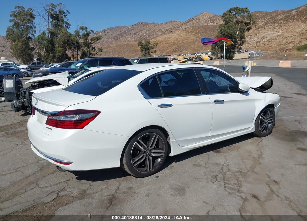2016 HONDA ACCORD SPORT VIN: 1HGCR2F58GA148968