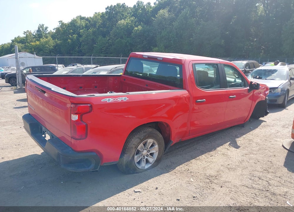 2022 CHEVROLET SILVERADO 1500 LTD 4WD  SHORT BED WT VIN: 1GCPYAEK3NZ197093