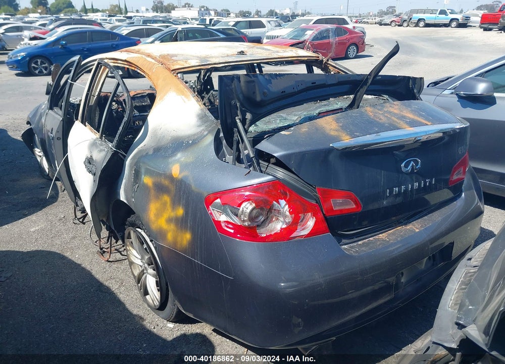 2011 INFINITI G25 JOURNEY VIN: JN1DV6APXBM601643