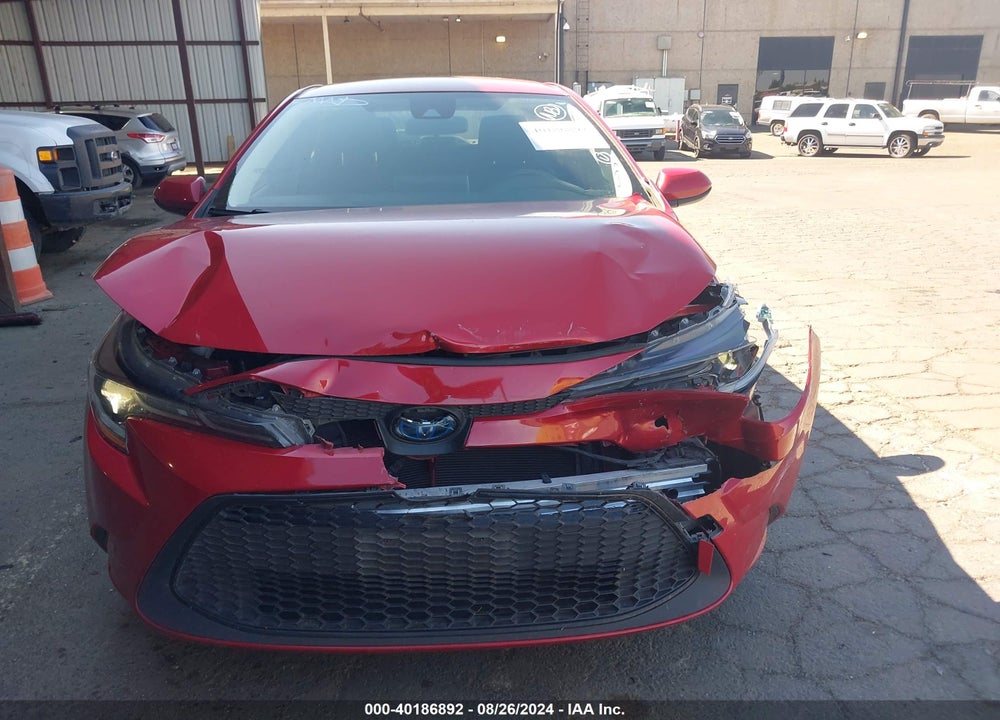 2021 TOYOTA COROLLA HYBRID LE VIN: JTDEAMDE0MJ024668