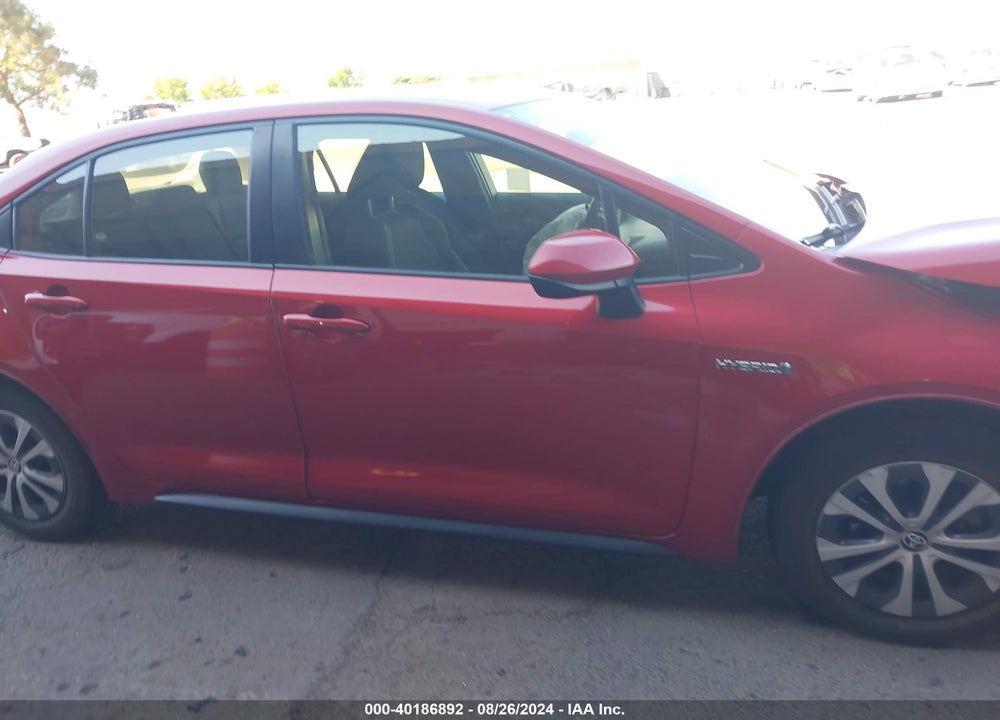 2021 TOYOTA COROLLA HYBRID LE VIN: JTDEAMDE0MJ024668