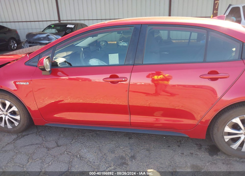 2021 TOYOTA COROLLA HYBRID LE VIN: JTDEAMDE0MJ024668