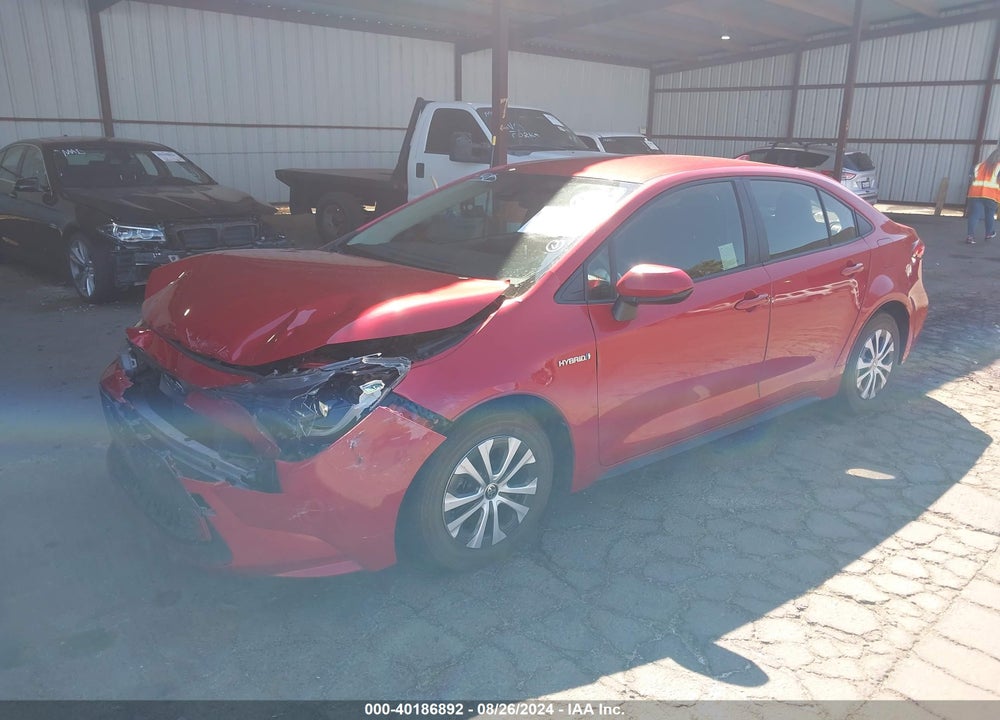 2021 TOYOTA COROLLA HYBRID LE VIN: JTDEAMDE0MJ024668