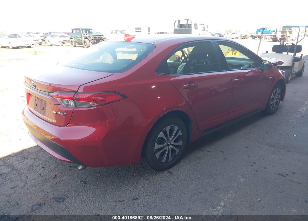 2021 TOYOTA COROLLA HYBRID LE VIN: JTDEAMDE0MJ024668