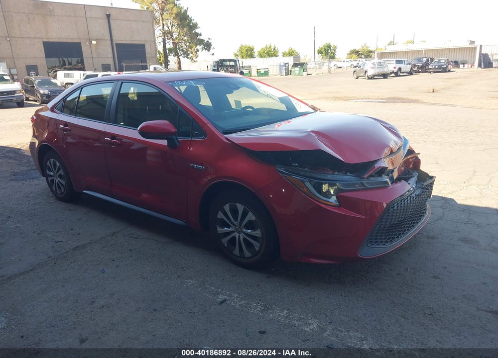 2021 TOYOTA COROLLA HYBRID LE VIN: JTDEAMDE0MJ024668