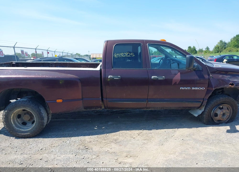 2005 DODGE RAM 3500 SLT/LARAMIE VIN: 3D7MS48C25G803841