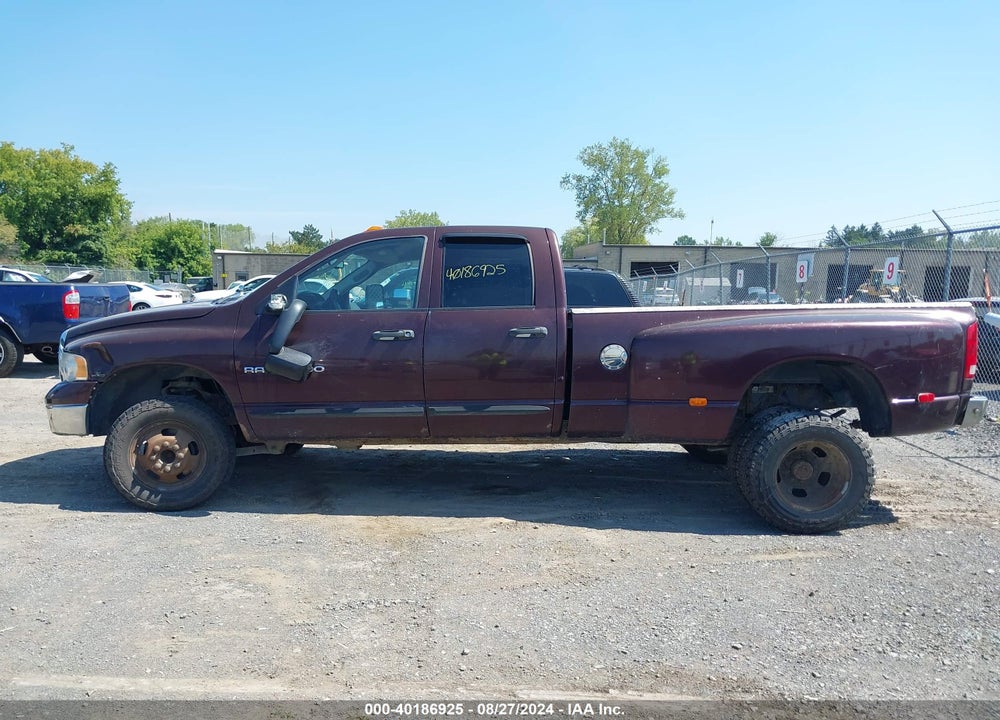 2005 DODGE RAM 3500 SLT/LARAMIE VIN: 3D7MS48C25G803841