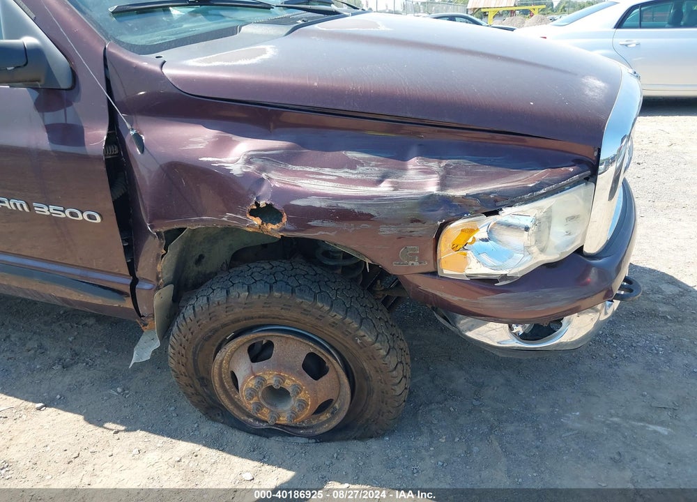 2005 DODGE RAM 3500 SLT/LARAMIE VIN: 3D7MS48C25G803841