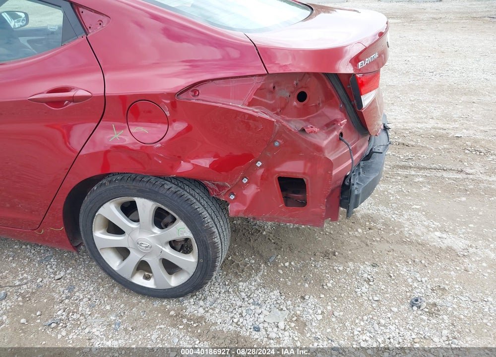 2012 HYUNDAI ELANTRA LIMITED (ULSAN PLANT) VIN: KMHDH4AE2CU480613