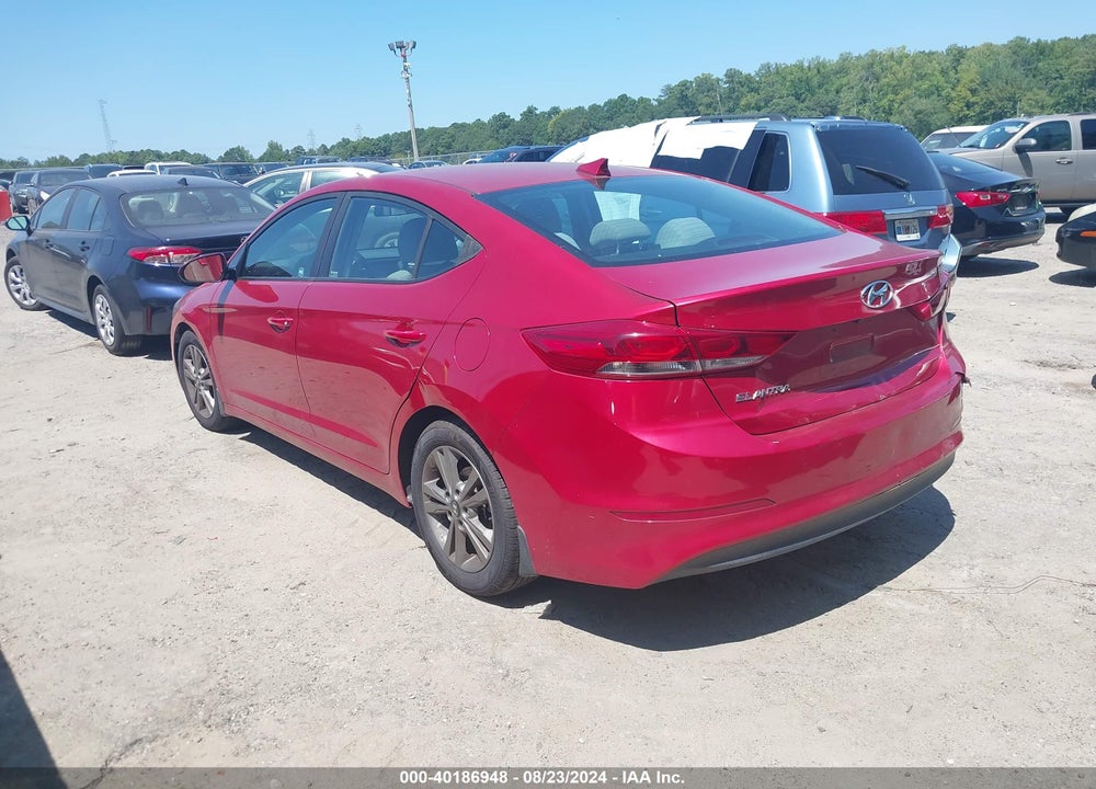 2018 HYUNDAI ELANTRA SEL VIN: 5NPD84LFXJH250657