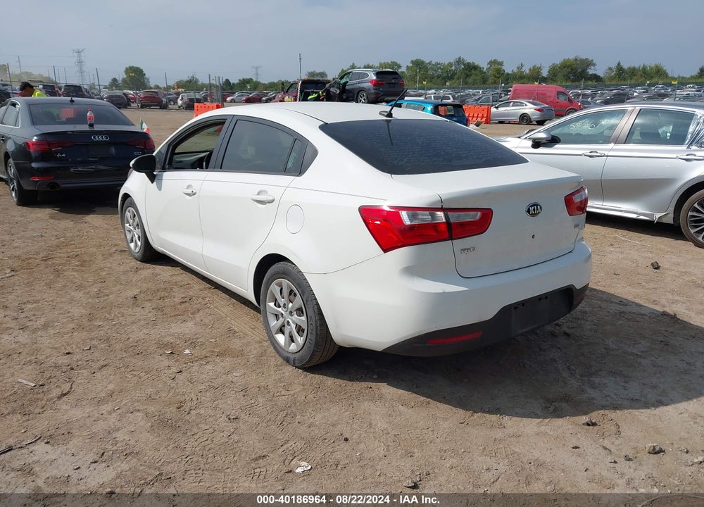 2015 KIA RIO LX VIN: KNADM4A35F6453202