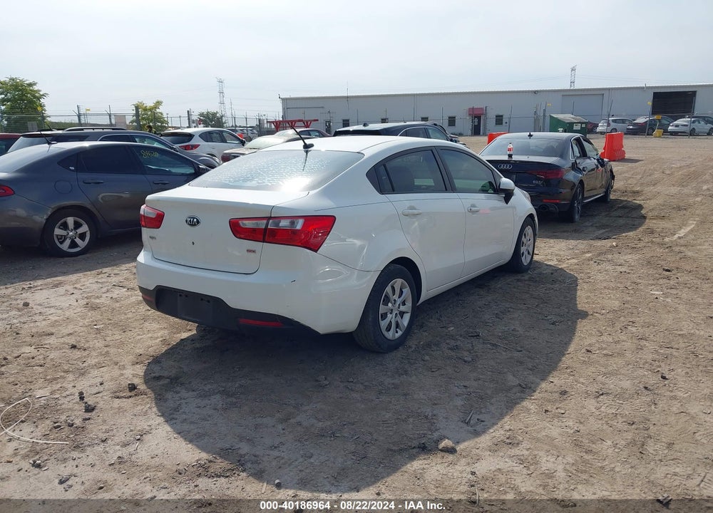 2015 KIA RIO LX VIN: KNADM4A35F6453202