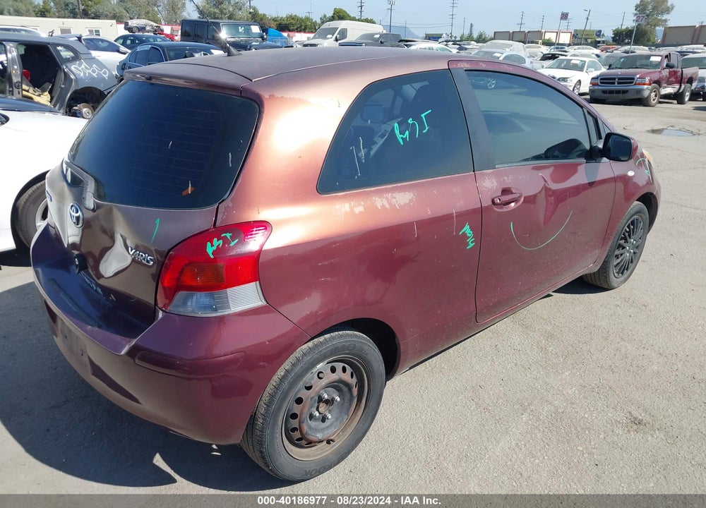 2010 TOYOTA YARIS VIN: JTDJT4K33A5282648