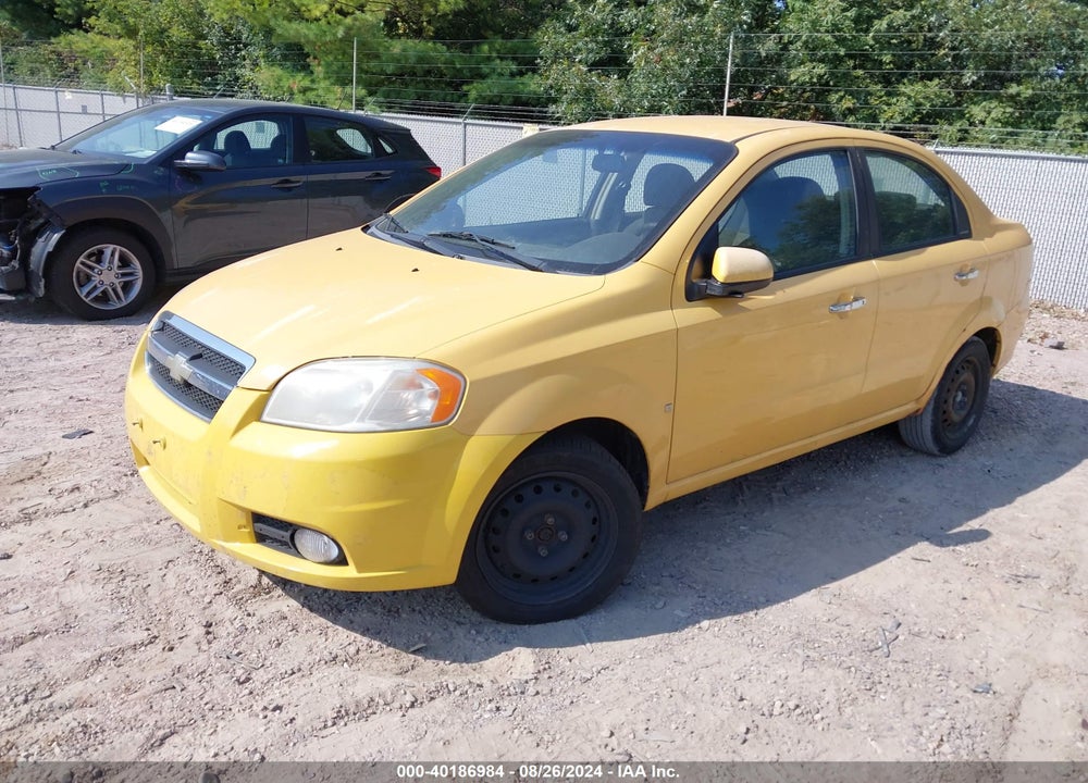 2009 CHEVROLET AVEO LT VIN: KL1TG56E49B358039