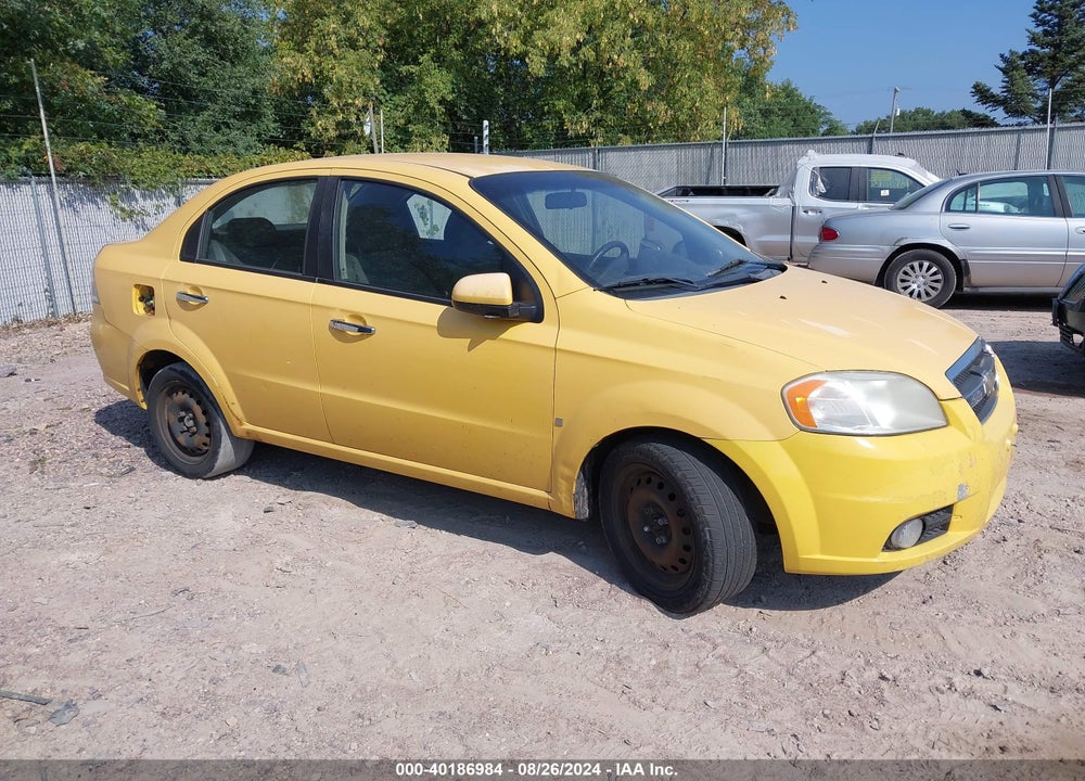 2009 CHEVROLET AVEO LT VIN: KL1TG56E49B358039